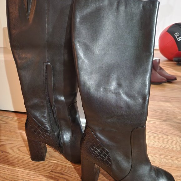 3 Inch Real Leather Boots - Picture 3 of 5